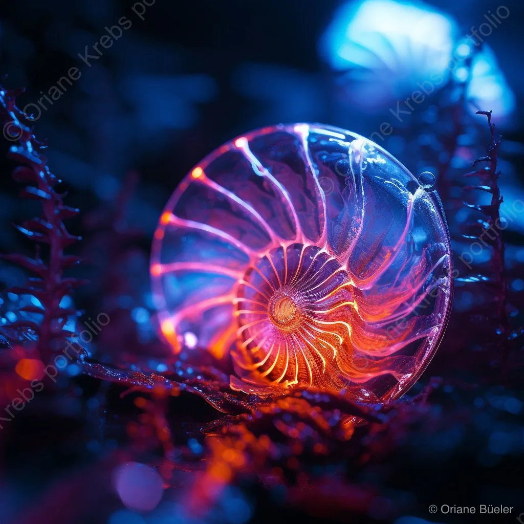 Fibonacci Origins 1, AI-generated artwork by Oriane Büeler