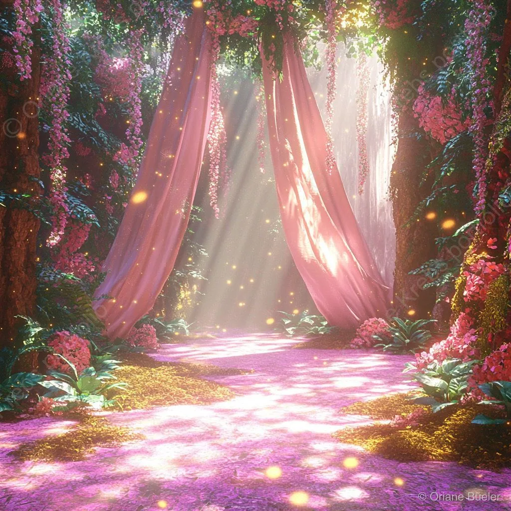 Forest Lush 2, AI-generated artwork by Oriane Büeler