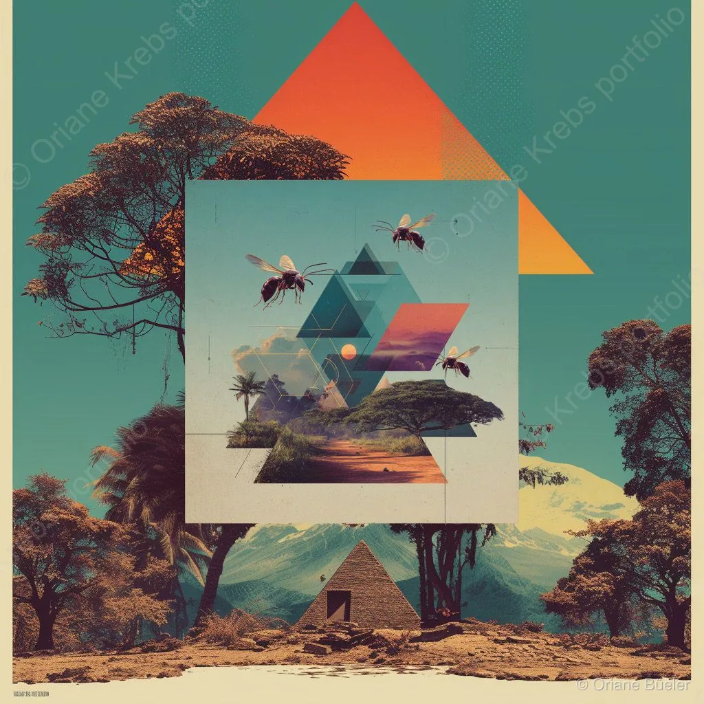 Intriguing Peace, AI-generated artwork by Oriane Büeler