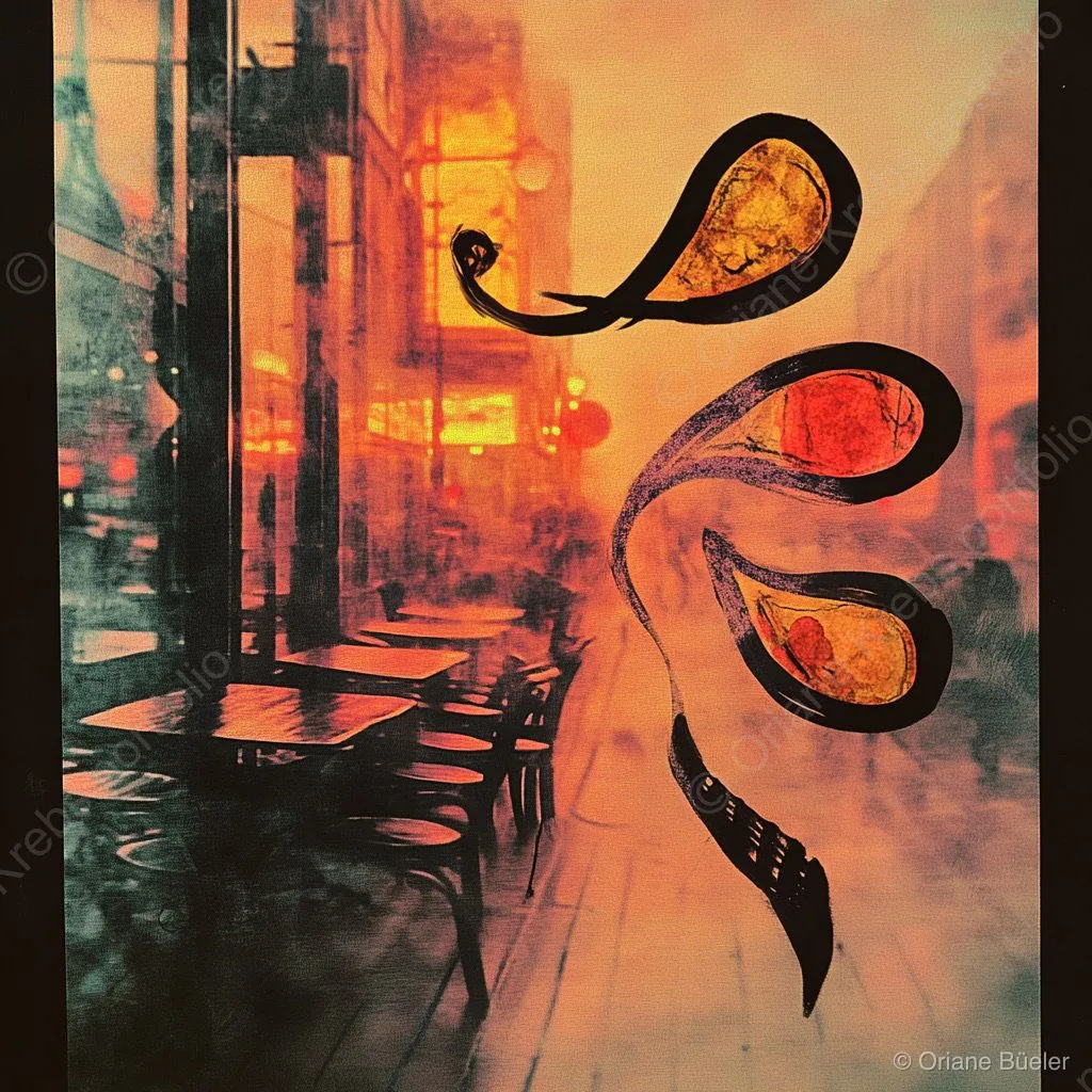 Neon Filtered Vintage Kodak Infinity Glasses 3, AI-generated artwork by Oriane Büeler