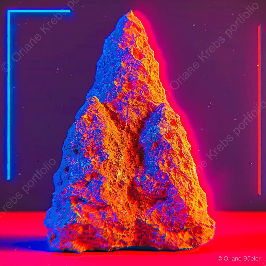 Octane Monolithe, AI-generated artwork by Oriane Büeler