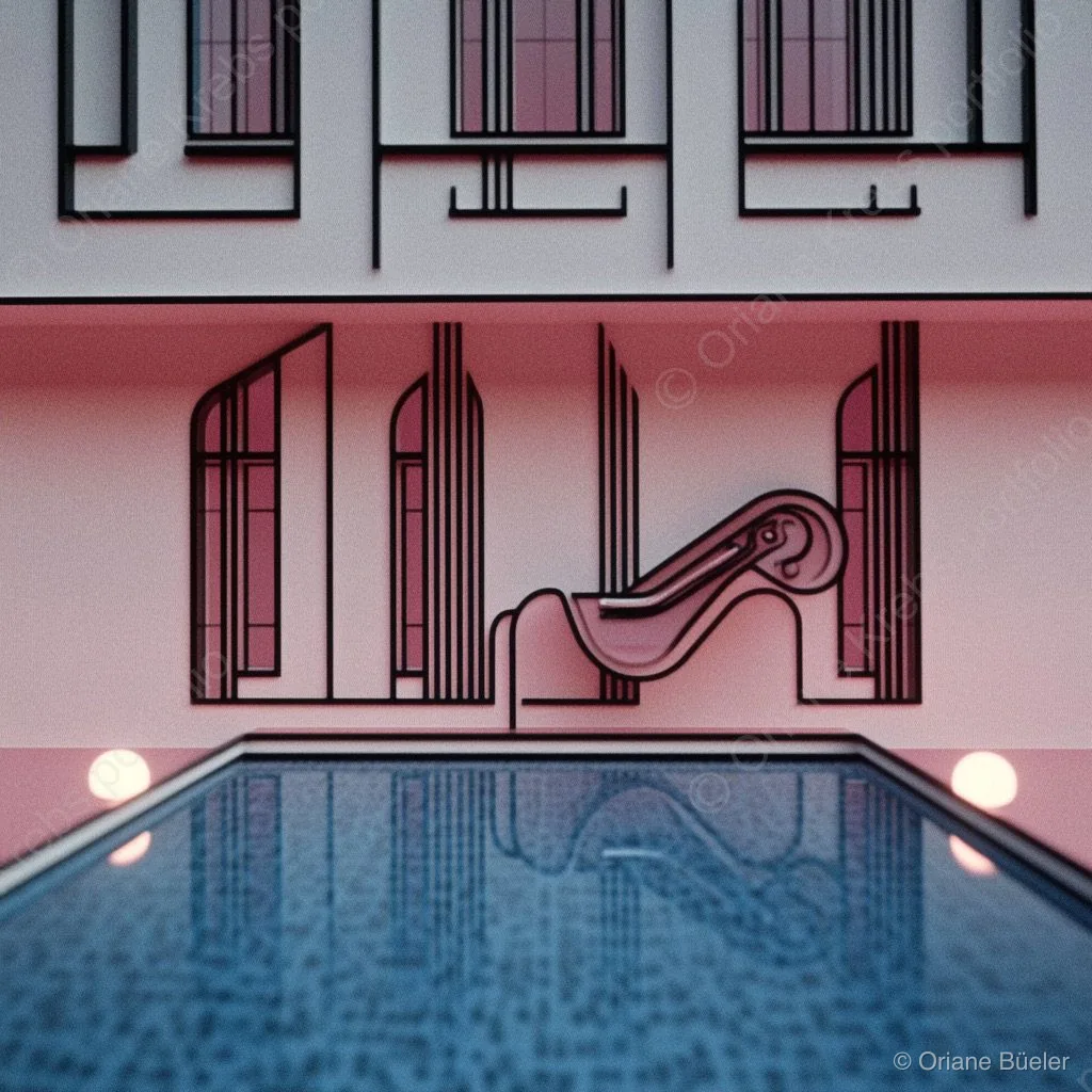 Positive Melting Pot 2, AI-generated artwork by Oriane Büeler