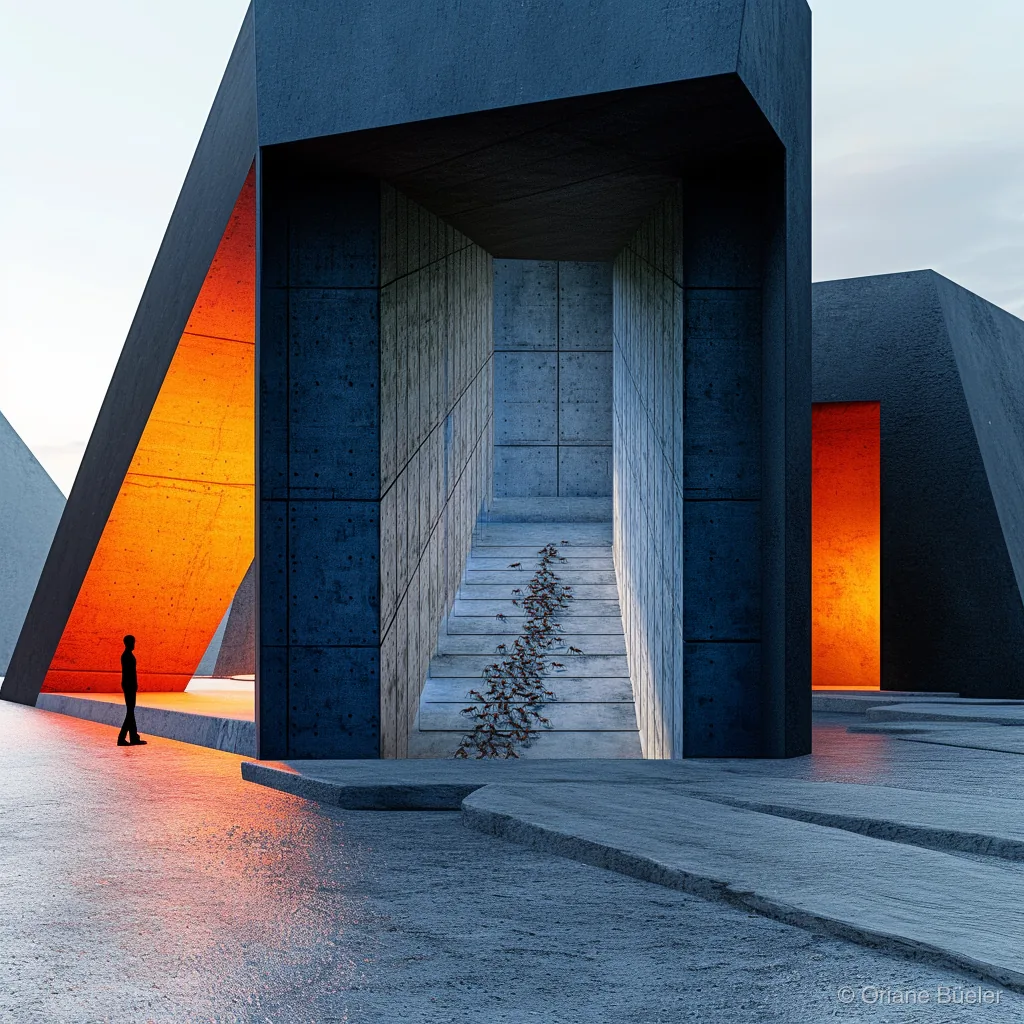 Synthetic Structures, AI-generated artwork by Oriane Büeler