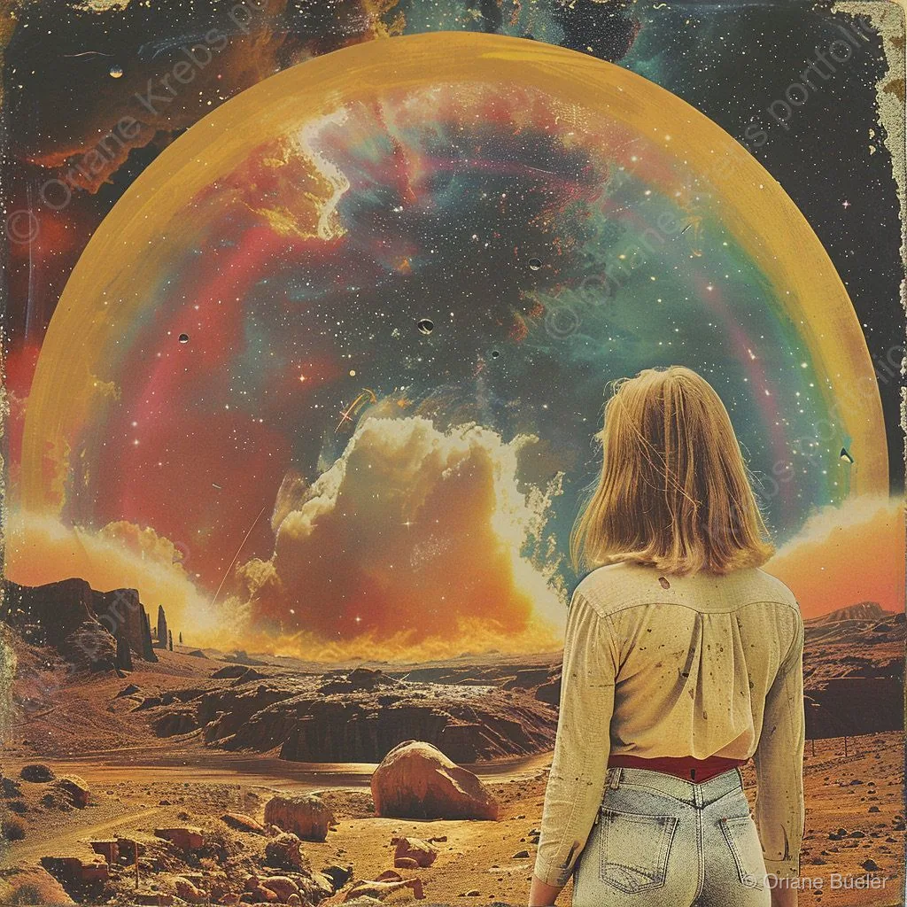 Vintage Avatar 2, AI-generated artwork by Oriane Büeler
