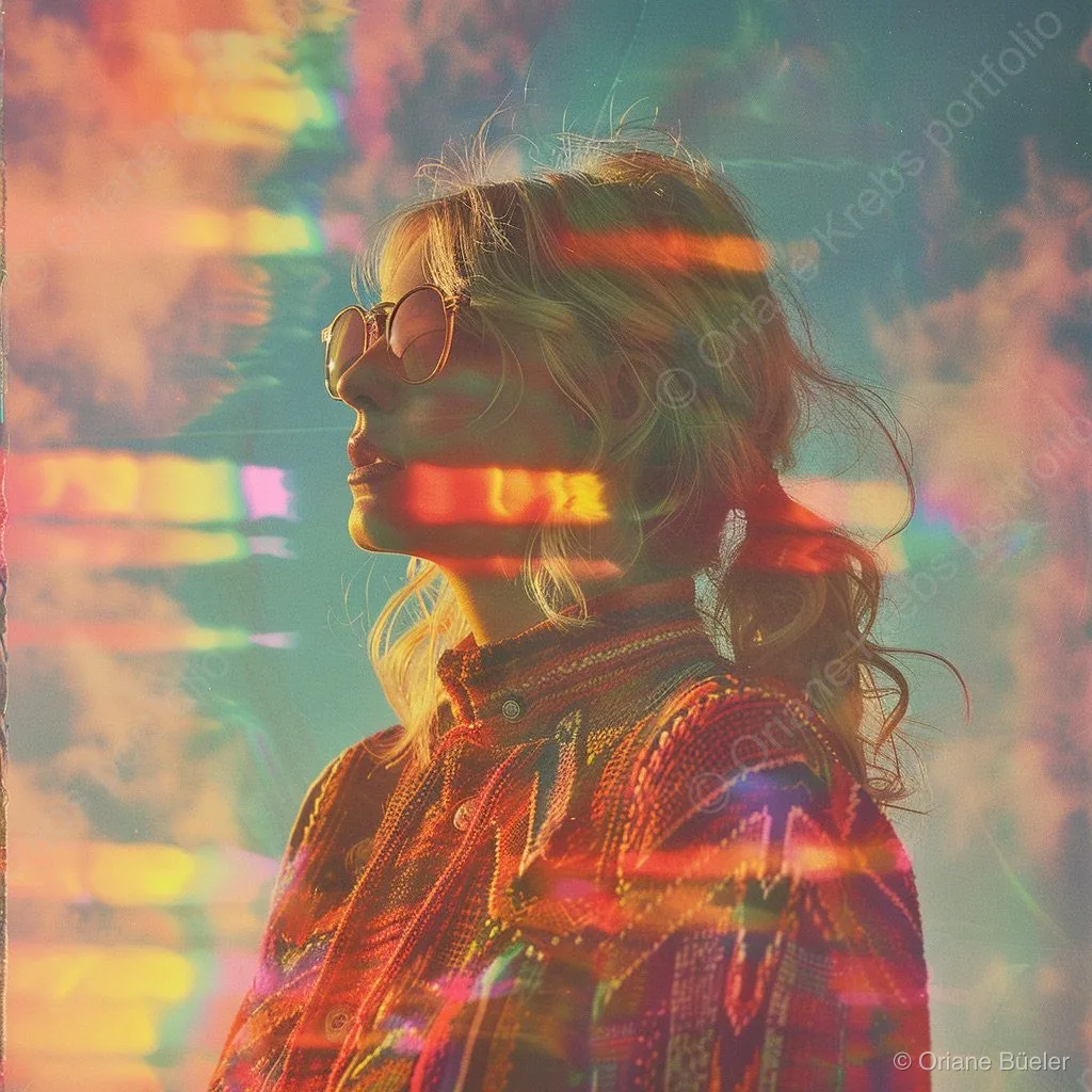 Vintage Avatar, AI-generated artwork by Oriane Büeler
